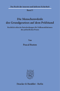 Die Menschenwürde des Grundgesetzes auf dem Prüfstand Die Menschenwürde des Grundgesetzes auf dem Prüfstand