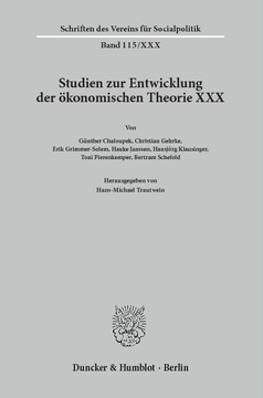 Die Zeit um den Ersten Weltkrieg als Krisenzeit der Ökonomen Die Zeit um den Ersten Weltkrieg als Krisenzeit der Ökonomen