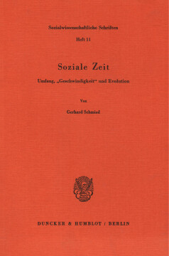 Soziale Zeit Soziale Zeit