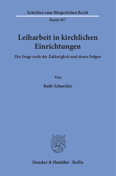 Leiharbeit in kirchlichen Einrichtungen Leiharbeit in kirchlichen Einrichtungen
