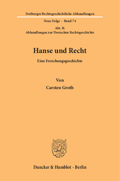 Hanse und Recht Hanse und Recht