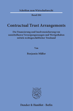Contractual Trust Arrangements Contractual Trust Arrangements