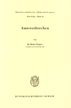 Amtsverbrechen Amtsverbrechen
