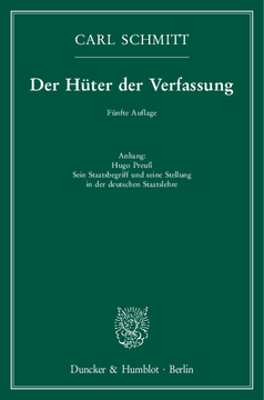 Der Hüter der Verfassung Der Hüter der Verfassung