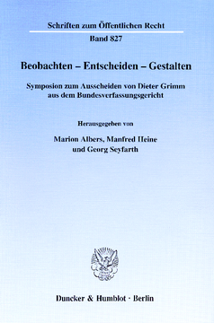 Beobachten - Entscheiden - Gestalten Beobachten - Entscheiden - Gestalten
