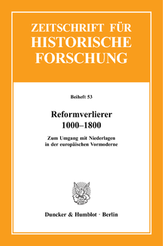 Reformverlierer 1000–1800 Reformverlierer 1000–1800