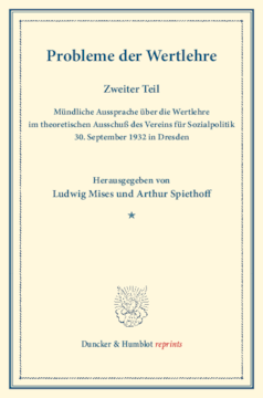 Probleme der Wertlehre