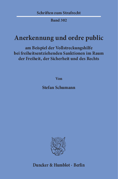 Anerkennung und ordre public Anerkennung und ordre public