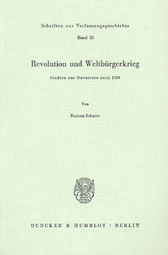 Revolution und Weltbürgerkrieg Revolution und Weltbürgerkrieg