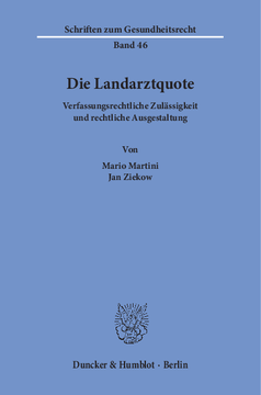 Die Landarztquote Die Landarztquote