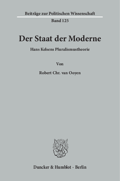 Der Staat der Moderne Der Staat der Moderne