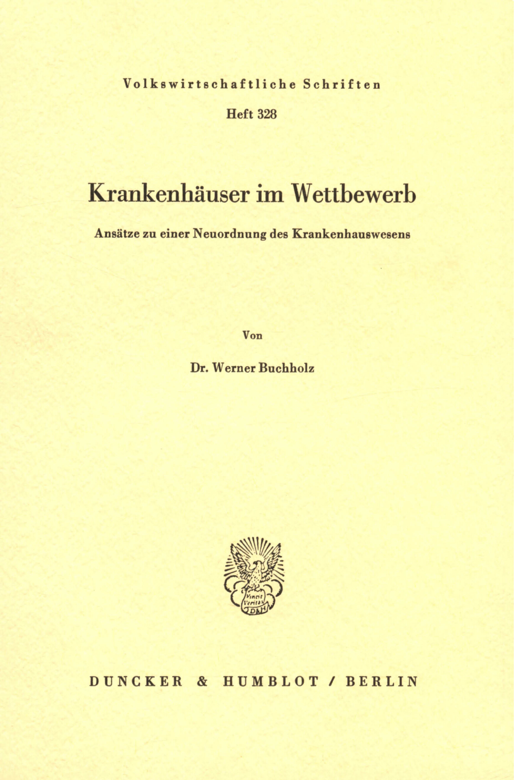 Krankenhäuser im Wettbewerb
