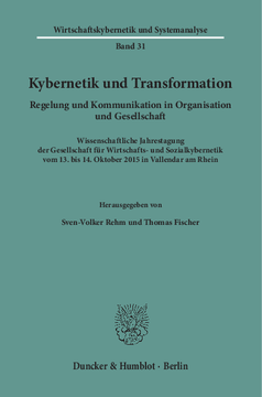 Kybernetik und Transformation Kybernetik und Transformation