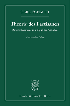 Theorie des Partisanen Theorie des Partisanen