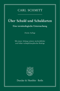 Über Schuld und Schuldarten