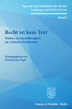 Recht ist kein Text Recht ist kein Text