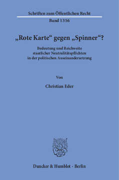 »Rote Karte« gegen »Spinner«? »Rote Karte« gegen »Spinner«?