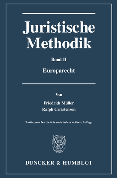 Juristische Methodik Juristische Methodik