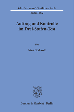 Auftrag und Kontrolle im Drei-Stufen-Test. Eine Analyse der Drei-Stufen-Testverfahren für die Bestandsangebote der Telemedien öffentlich-rechtlicher Rundfunkanstalten Auftrag und Kontrolle im Drei-Stufen-Test. Eine Analyse der Drei-Stufen-Testverfahren für die Bestandsangebote der Telemedien öffentlich-rechtlicher Rundfunkanstalten