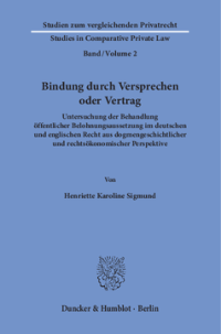 Bindung durch Versprechen oder Vertrag