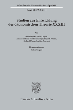Kontinuität und Wandel in der Institutionenökonomie Kontinuität und Wandel in der Institutionenökonomie