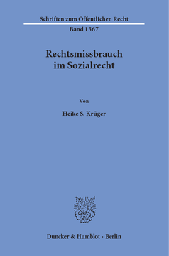 Rechtsmissbrauch im Sozialrecht Rechtsmissbrauch im Sozialrecht