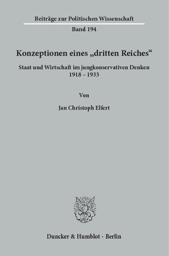 Konzeptionen eines »dritten Reiches« Konzeptionen eines »dritten Reiches«
