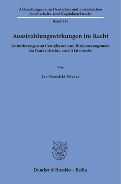 Ausstrahlungswirkungen im Recht Ausstrahlungswirkungen im Recht