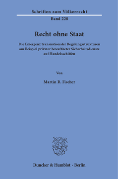 Recht ohne Staat Recht ohne Staat