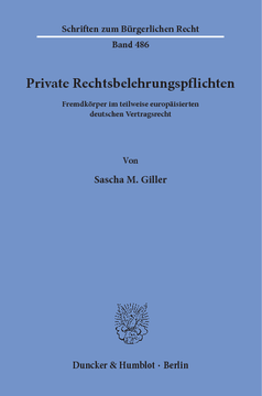 Private Rechtsbelehrungspflichten Private Rechtsbelehrungspflichten