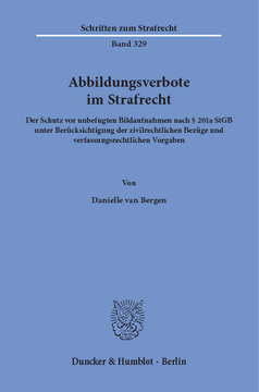 Abbildungsverbote im Strafrecht Abbildungsverbote im Strafrecht