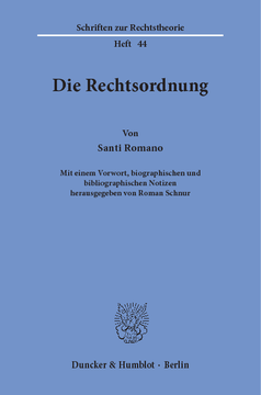 Die Rechtsordnung Die Rechtsordnung
