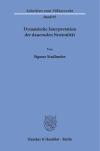 Dynamische Interpretation der dauernden Neutralität