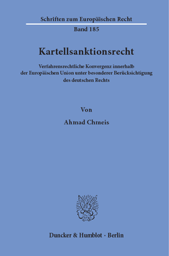 Kartellsanktionsrecht Kartellsanktionsrecht