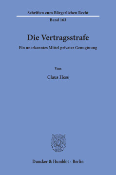 Die Vertragsstrafe Die Vertragsstrafe