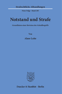 Notstand und Strafe Notstand und Strafe