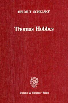 Thomas Hobbes – Eine politische Lehre Thomas Hobbes – Eine politische Lehre