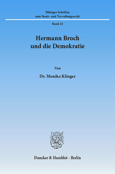 Hermann Broch und die Demokratie Hermann Broch und die Demokratie