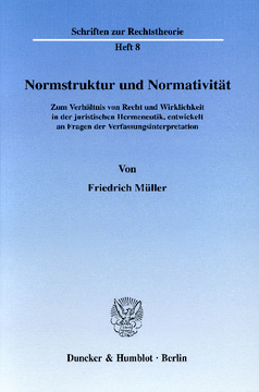 Normstruktur und Normativität Normstruktur und Normativität