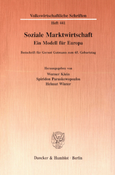 Soziale Marktwirtschaft Soziale Marktwirtschaft