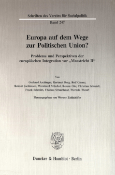 Europa auf dem Wege zur Politischen Union? Europa auf dem Wege zur Politischen Union?