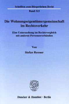 Die Wohnungseigentümergemeinschaft im Rechtsverkehr Die Wohnungseigentümergemeinschaft im Rechtsverkehr