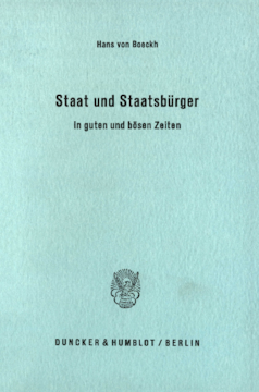 Staat und Staatsbürger Staat und Staatsbürger