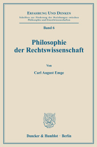 Philosophie der Rechtswissenschaft