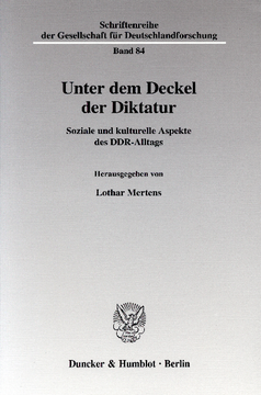 Unter dem Deckel der Diktatur Unter dem Deckel der Diktatur