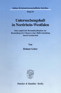Untersuchungshaft in Nordrhein-Westfalen