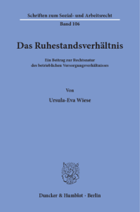 Das Ruhestandsverhältnis