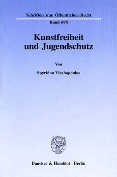 Kunstfreiheit und Jugendschutz Kunstfreiheit und Jugendschutz