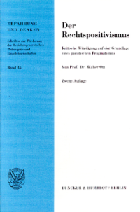 Der Rechtspositivismus