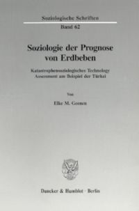 Soziologie der Prognose von Erdbeben
